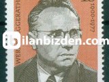 ALMANYA (DOĞU) 1980 DAMGASIZ İŞÇİ LİDERİ WERNER EGGERATH SERİSİ