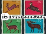 ALMANYA (BERLİN) 1966 DAMGASIZ HAYVANLAR SERİSİ