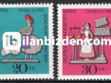 ALMANYA (BERLİN) 1969 DAMGASIZ YARDIM PULLARI SERİSİ