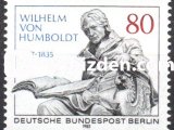 ALMANYA (BERLİN) 1985 DAMGASIZ WİLHELM FRİEHER VON  HUMBOLDT’UN ÖLÜMÜNÜN 150.YILI SERİSİ