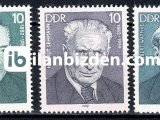 ALMANYA (DOĞU) 1982 DAMGASIZ ÜNLÜ KİŞİLER SERİSİ