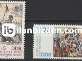 ALMANYA (DOĞU) 1983 DAMGASIZ SOZPHİLEX-83 GENÇLİK PUL SERGİSİ SERİSİ