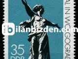 ALMANYA (DOĞU) 1983 DAMGASIZ VOLGOGRAD ANITI SERİSİ