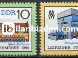 ALMANYA (DOĞU) 1984 DAMGASIZ LEİPZİG BAHAR FUARI SERİSİ