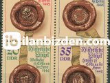 ALMANYA (DOĞU) 1984 DAMGASIZ TARİHİ MÜHÜRLER SERİSİ
