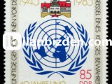 ALMANYA (DOĞU) 1985 DAMGASIZ BİRLEŞMİŞ MİLLETLER’İN 40. YILI SERİSİ