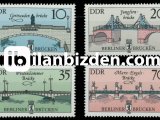 ALMANYA (DOĞU) 1985 DAMGASIZ TARİHİ KÖPRÜLER SERİSİ