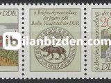 ALMANYA (DOĞU) 1986 DAMGASIZ BERLİN GENÇLİK PUL SERGİSİ SERİSİ