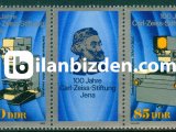 ALMANYA (DOĞU) 1989 DAMGASIZ CARL ZEİSS STİFTUNG'UN 100.  YILI SERİSİ