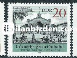 ALMANYA (DOĞU) 1989 DAMGASIZ LEİPZİG - DRESDEN DEMİRYOLU'NUN 50. YILI SERİSİ