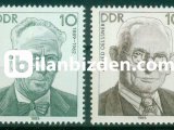 ALMANYA (DOĞU) 1989 DAMGASIZ ÜNLÜLER SERİSİ I