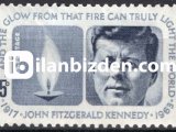 AMERİKA 1964 DAMGASIZ BAŞKAN JOHN FİTZGERALD KENNEDY ANISINA SERİSİ