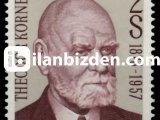 AVUSTURYA 1973 DAMGASIZ DR. H.C. THEODOR KÖRNER’İN DOĞUMUNUN 100.YILI SERİSİ