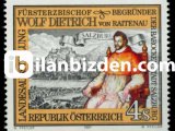 AVUSTURYA 1987 DAMGASIZ PRENS BAŞPİSKOPOSU WOLF-DİETRİCH VON RAİTENEU -EYALET SERGİSİ SERİSİ