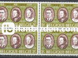BELÇİKA 1964 DAMGASIZ BENELUX'UN 20.YILI DÖRLÜ BLOK SERİ