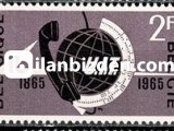 BELÇİKA 1965 DAMGASIZ UIT’NIN 100. YILI SERİSİ