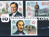 BELİZE 1976 DAMGASIZ YIKANMIŞ AMERİKAN DEVRİMİ'NİN 200. YILI SERİSİ