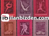 BULGARİSTAN 1965 DAMGASIZ ULUSLAR ARASI ÖĞRENCİ ARTİSTİK JİMNASTİK ŞAMPİYONASI SERİSİ