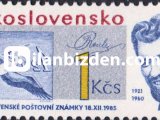 ÇEKOSLAVAKYA 1985 DAMGASIZ PUL GÜNÜ SERİSİ