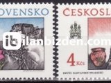 ÇEKOSLAVAKYA 1989 DAMGASIZ TARİHİ BRATİSLAVA SERİSİ