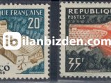 FRANSA 1958 DAMGASIZ PARİS’TE UNESCO MERKEZİ’NİN AÇILIŞI SERİSİ
