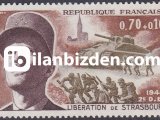 FRANSA 1969 DAMGASIZ STRASSBOURG'UN KURTULUŞUNUN 25.YILI SERİSİ