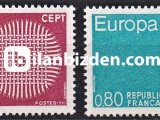 FRANSA 1970 DAMGASIZ AVRUPA CEPT SERİSİ