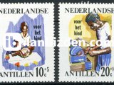 HOLLANDA ANTİLLERİ 1966 DAMGASIZ ÇOCUK BAKIMI SERİSİ