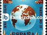 İSPANYA 1965 DAMGASIZ İKİNCİ VATİCAN KONSİLİ’NİN KAPANIŞI SERİSİ
