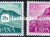 İSPANYA 1969 DAMGASIZ SÜREKLİ SERİ GİBRALTAR SERİSİ