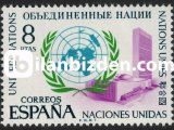İSPANYA 1970 DAMGASIZ BİRLEŞMİŞ MİLLETLER’İN 25.YILI SERİSİ