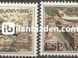 İSPANYA 1971 DAMGASIZ İSPANYOL HAVA POSTA SERVİSİ’NİN 50. YILI SERİSİ