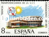 İSPANYA 1973 DAMGASIZ ULUSLAR ARASI TELEKOMÜNİKASYON BİRLİĞİ KONFERANSI TORREMOLİNOS SERİSİ