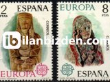 İSPANYA 1974 DAMGASIZ AVRUPA CEPT SERİSİ