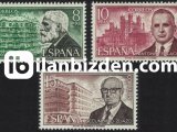 İSPANYA 1975 DAMGASIZ MİMARLAR SERİSİ