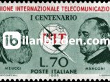 İTALYA 1965 DAMGASIZ UIT’İN 100. YILI SERİSİ