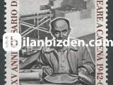 İTALYA 1967 DAMGASIZ İLK ATOMİK ZİNCİRLEME TEPKİNİN 25. YILI SERİSİ