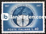 İTALYA 1967 DAMGASIZ İTALYAN COĞRAFYA ENSTİTÜSÜ’NÜN 100. YILI SERİSİ