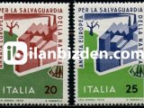 İTALYA 1970 DAMGASIZ AVRUPA KORUMA YILI SERİSİ
