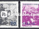 İTALYA 1970 DAMGASIZ GARİBALDİ’NİN DİJON SAVAŞI SIRASINDA FRANSA –PRUSYA SAVAŞINA KATILMASININ 100. YILI SERİSİ