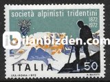 İTALYA 1972 DAMGASIZ TRİDENTE ALPİNİST DERNEĞİ’NİN 100. YILI SERİSİ