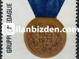 İTALYA 1973 DAMGASIZ ALTIN CESARET MADALYASI’NIN 50. YILI SERİSİ