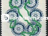 İTALYA 1973 DAMGASIZ İTALYAN ULUSLAR ARASI ROTARY’NİN 50. YILI SERİSİ