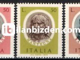 İTALYA 1974 DAMGASIZ ÜNLÜ SANATÇILAR SERİSİ