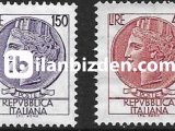 İTALYA 1976 DAMGASIZ SYRACUSEAN PARASI (YENİ DEĞERLİ FLORESAN KAĞIT )SÜREKLİ SERİSİ