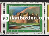 İTALYA 1976 DAMGASIZ TURİST TANITIM TABLOLARI SERİSİ