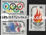 K.K.T.C 1984 DAMGASIZ LOS ANGELES OLİMPİYAT OYUNLARI SERİSİ