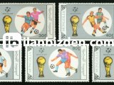 MOĞOLİSTAN 1990 DAMGASIZ İTALYA DÜNYA FUTBOL KUPASI SERİSİ