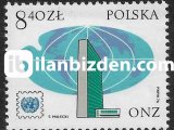 POLONYA 1976 DAMGASIZ BİRLEŞMİŞ MİLLETLER POSTA PULLARININ 25.YLI SERİSİ