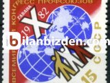 RUSYA 1982 DAMGASIZ 10. DÜNYA TİCARET BİRLİĞİ KONGRESİ SERİSİ